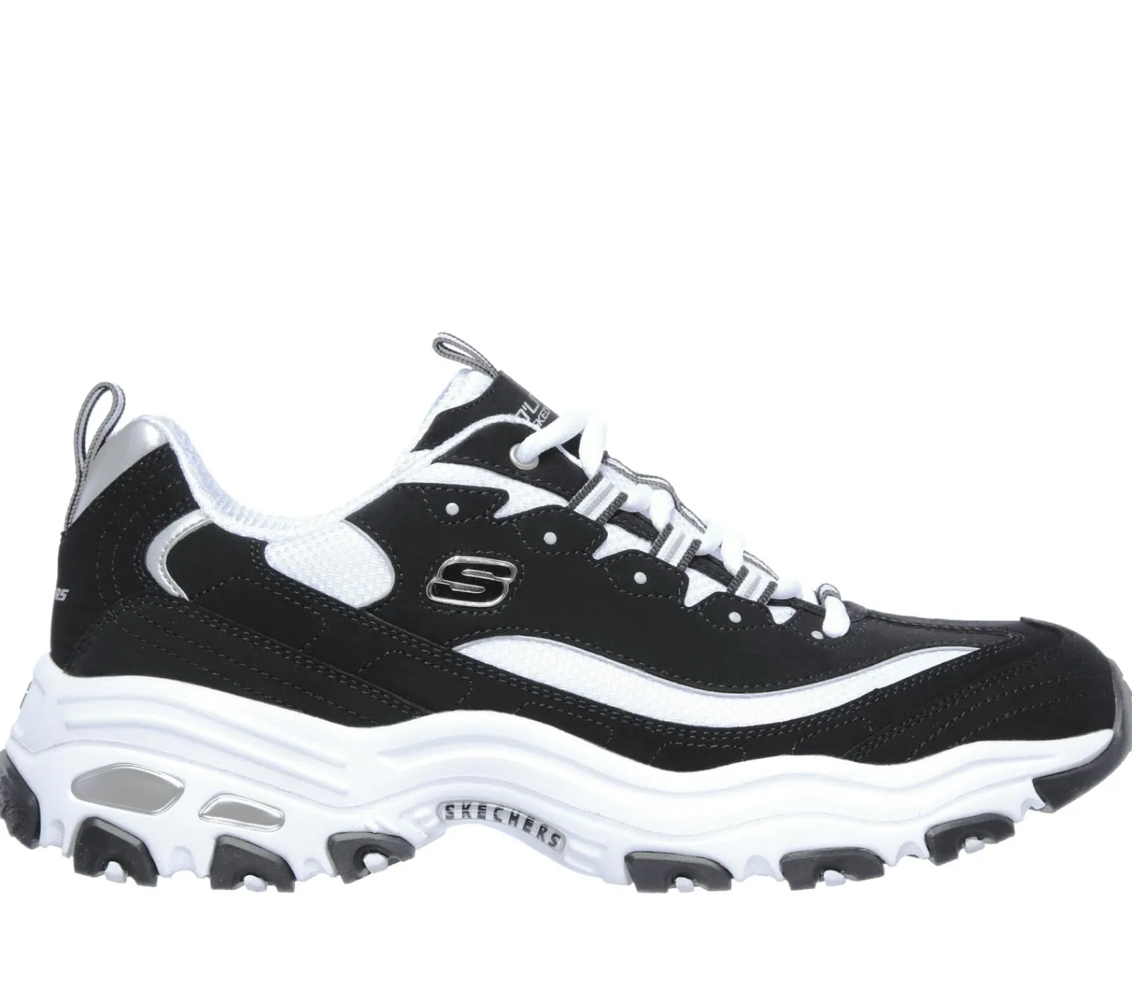 Sapatilhas-SKECHERS D'Lites PRETO / BRANCO