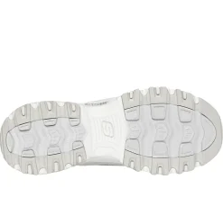 Com Atacadores|Sapatilhas Casuais-SKECHERS D'Lites - Golden Chic NATURAL / DOURADO