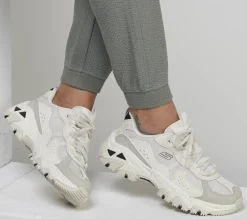 Com Atacadores|Sapatilhas Casuais-SKECHERS D'Lites Hiker NATURAL / MULTICOR