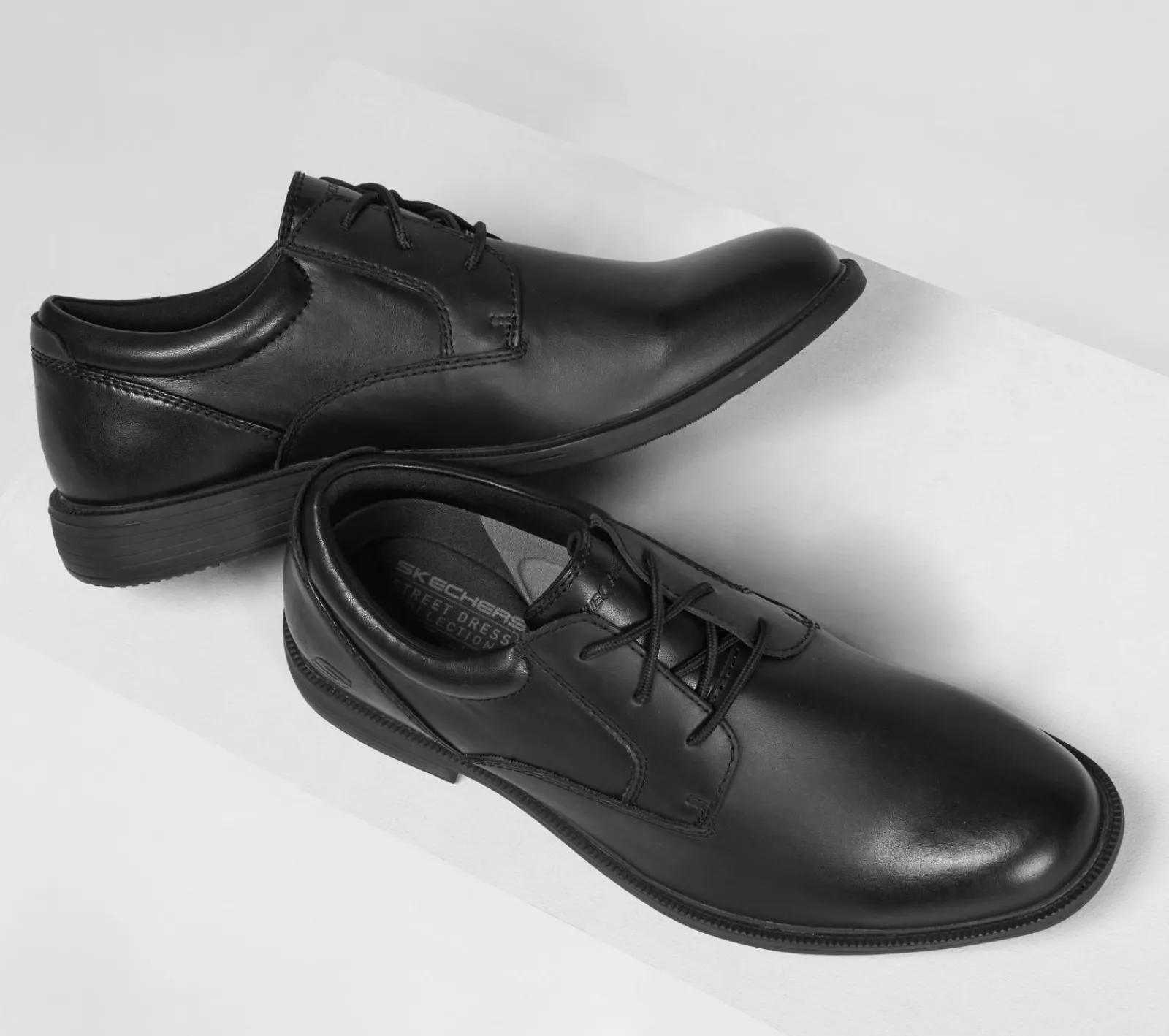 Sapatos Casual|Sapatos Com Atacadores-SKECHERS Dreston - Rasmiss PRETO