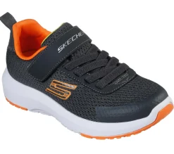 Sapatilhas-SKECHERS Dynamic Tread CARVÃO / LARANJA