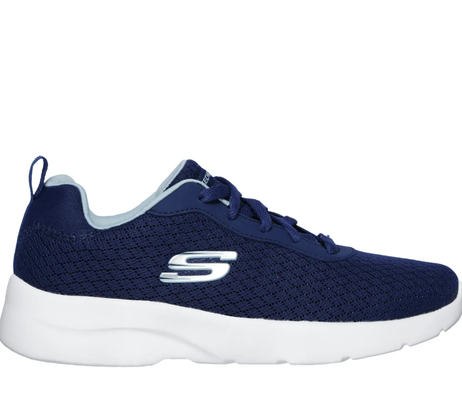 Com Atacadores|Sapatilhas-SKECHERS Dynamight 2.0 - Eye To Eye NAVY / AZUL CLARO