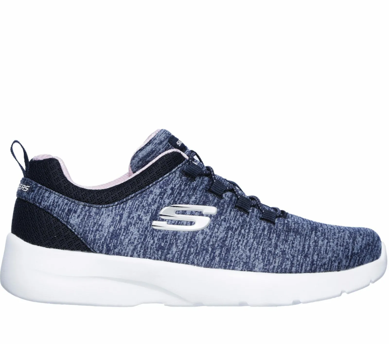 Calçado Sem Atacadores|Sapatilhas Casuais-SKECHERS Dynamight 2.0 - In A Flash NAVY / ROSA