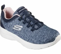 Calçado Sem Atacadores|Sapatilhas Casuais-SKECHERS Dynamight 2.0 - In A Flash NAVY / ROSA