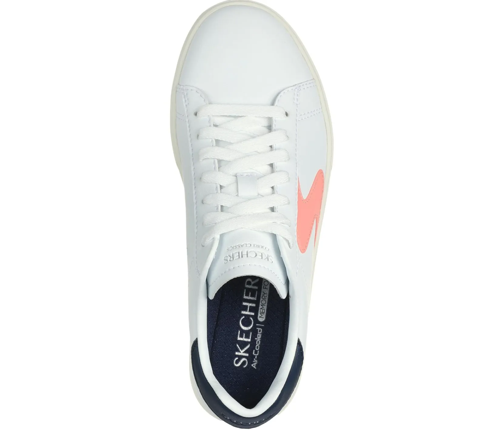 Sapatos Rasos|Com Atacadores-SKECHERS Eden LX - Top Grade BRANCO / NAVY