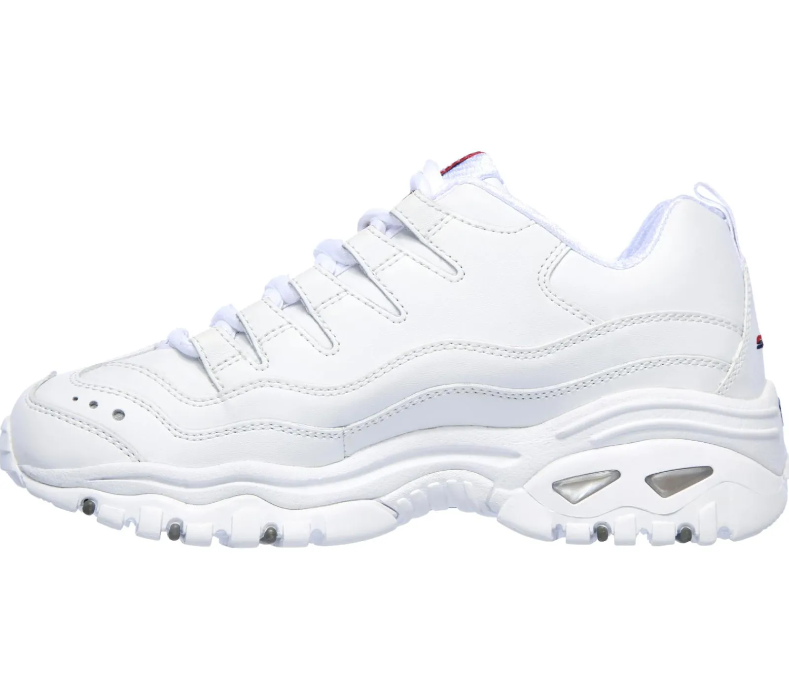 Com Atacadores|Sapatilhas Casuais-SKECHERS Energy - Timeless Vision BRANCO