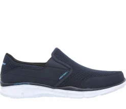 Calçado Sem Atacadores|Sapatilhas Casuais-SKECHERS Equalizer - Persistent NAVY