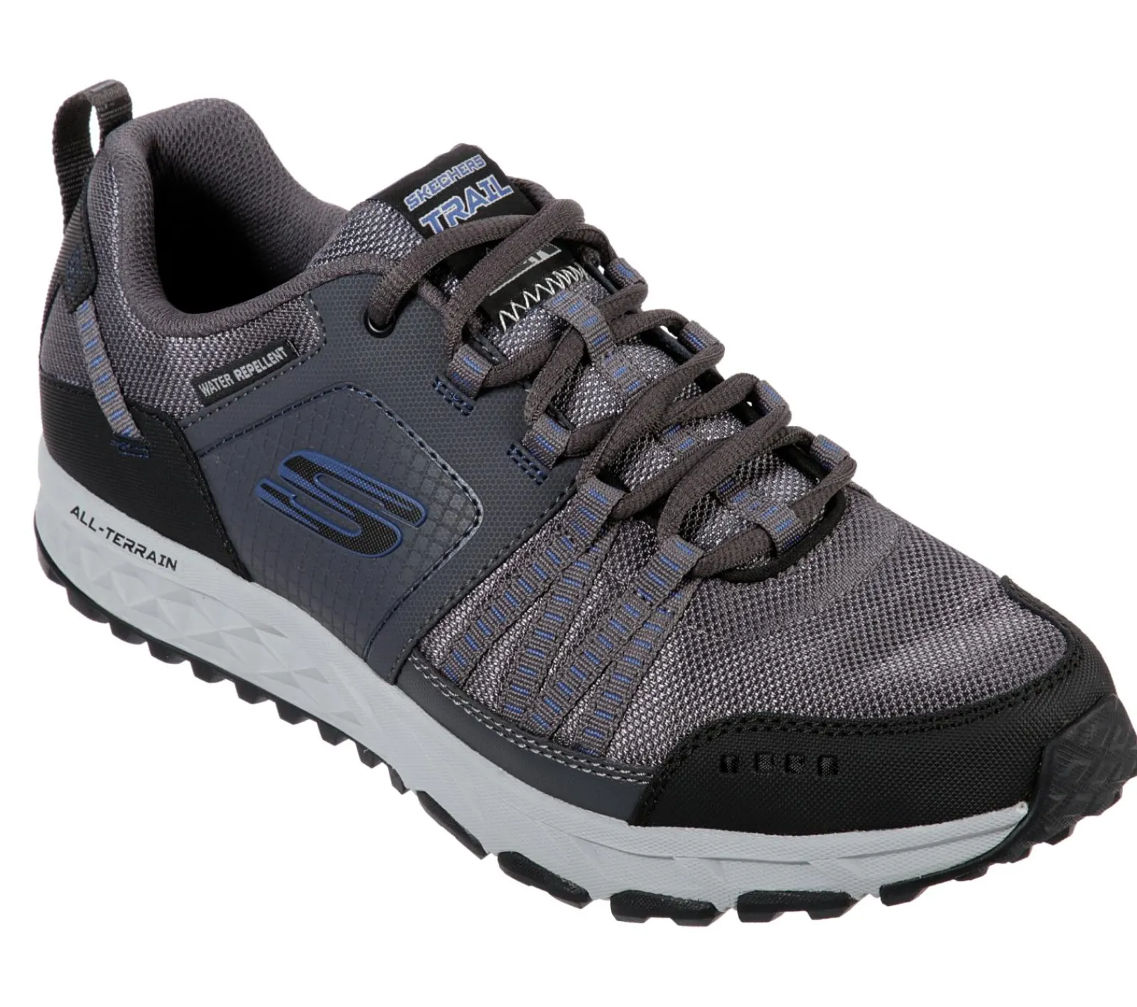 Sapatilhas-SKECHERS Escape Plan CARVÃO / AZUL