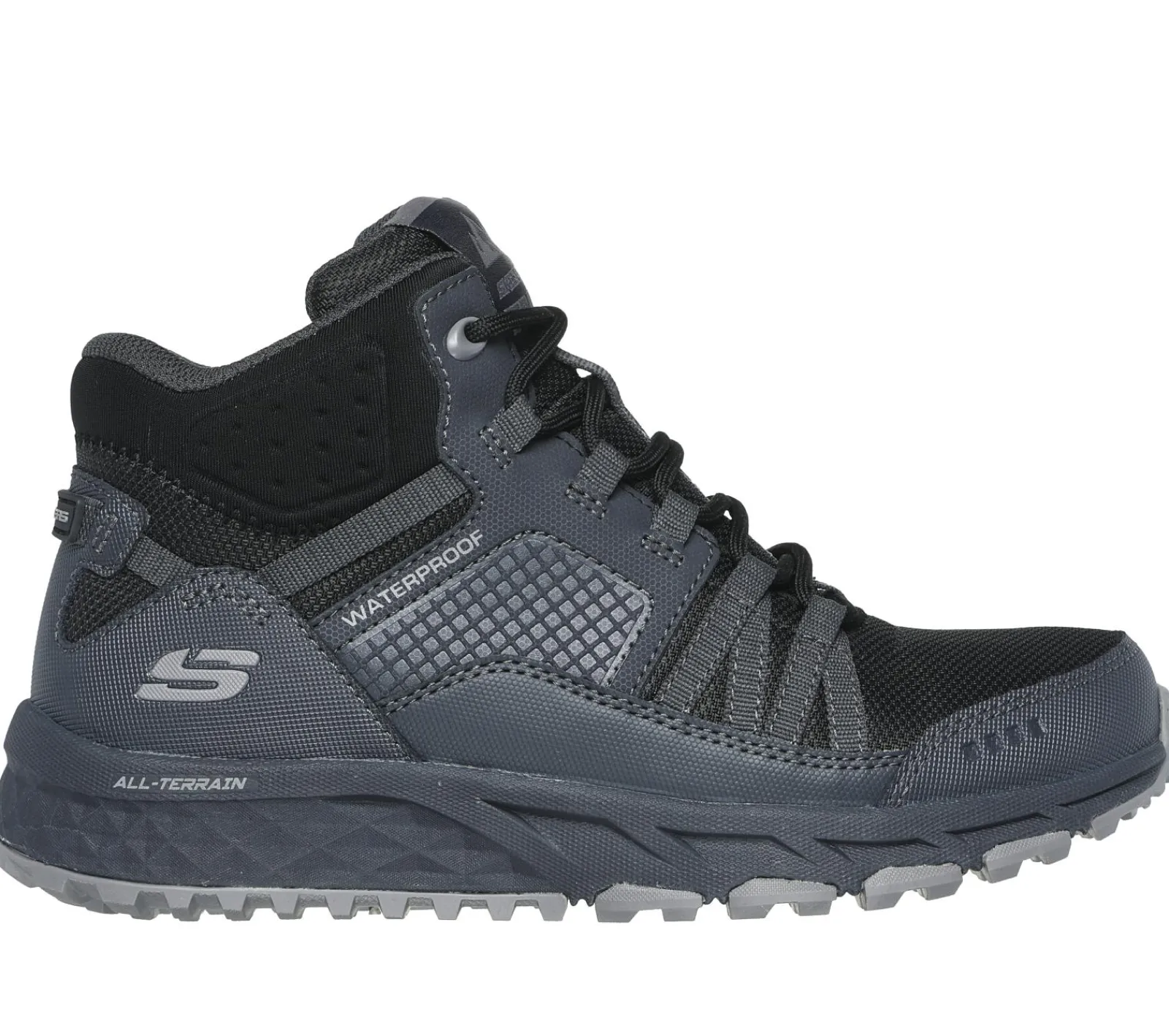 Com Atacadores|Botas-SKECHERS Escape Plan - Outward Voyage CARVÃO / PRETO