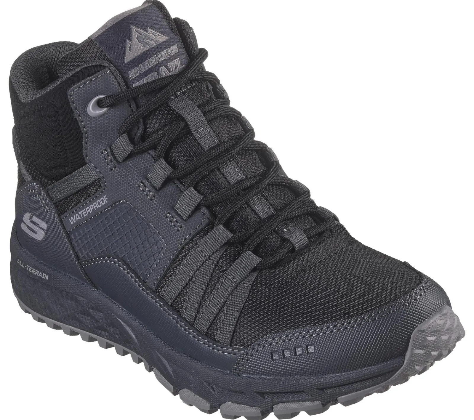 Com Atacadores|Botas-SKECHERS Escape Plan - Outward Voyage CARVÃO / PRETO