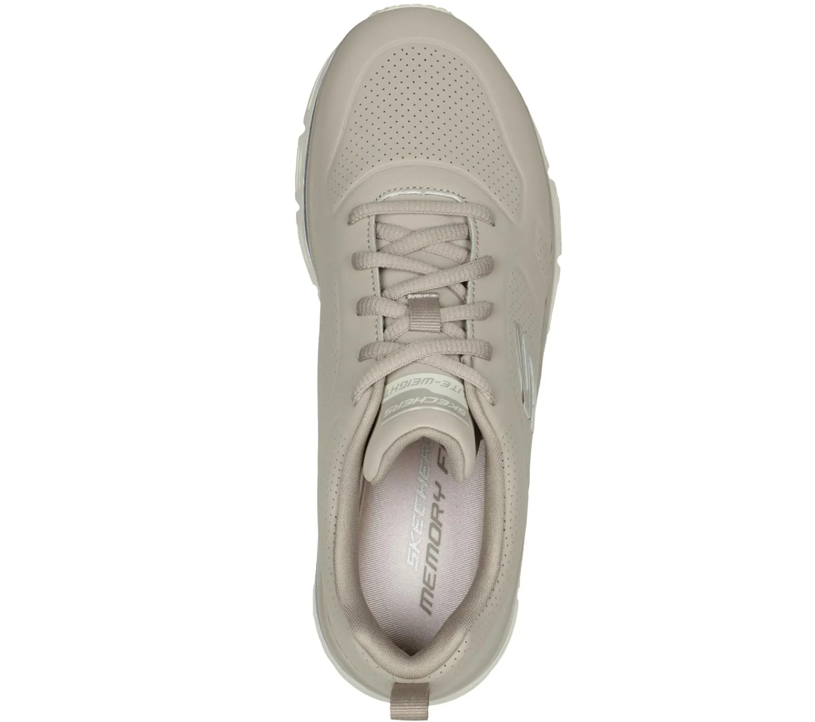 Com Atacadores|Sapatilhas Casuais-SKECHERS Fashion Fit - Timeless Vibe TAUPE