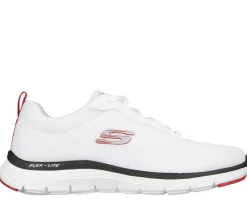 Sapatilhas-SKECHERS Flex Advantage 4.0 - Providence BRANCO / PRETO / VERMELHO