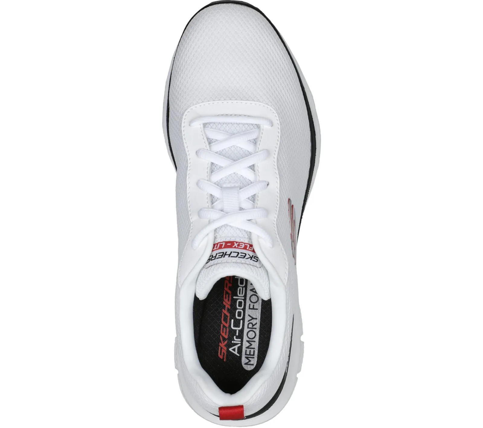 Sapatilhas-SKECHERS Flex Advantage 4.0 - Providence BRANCO / PRETO / VERMELHO
