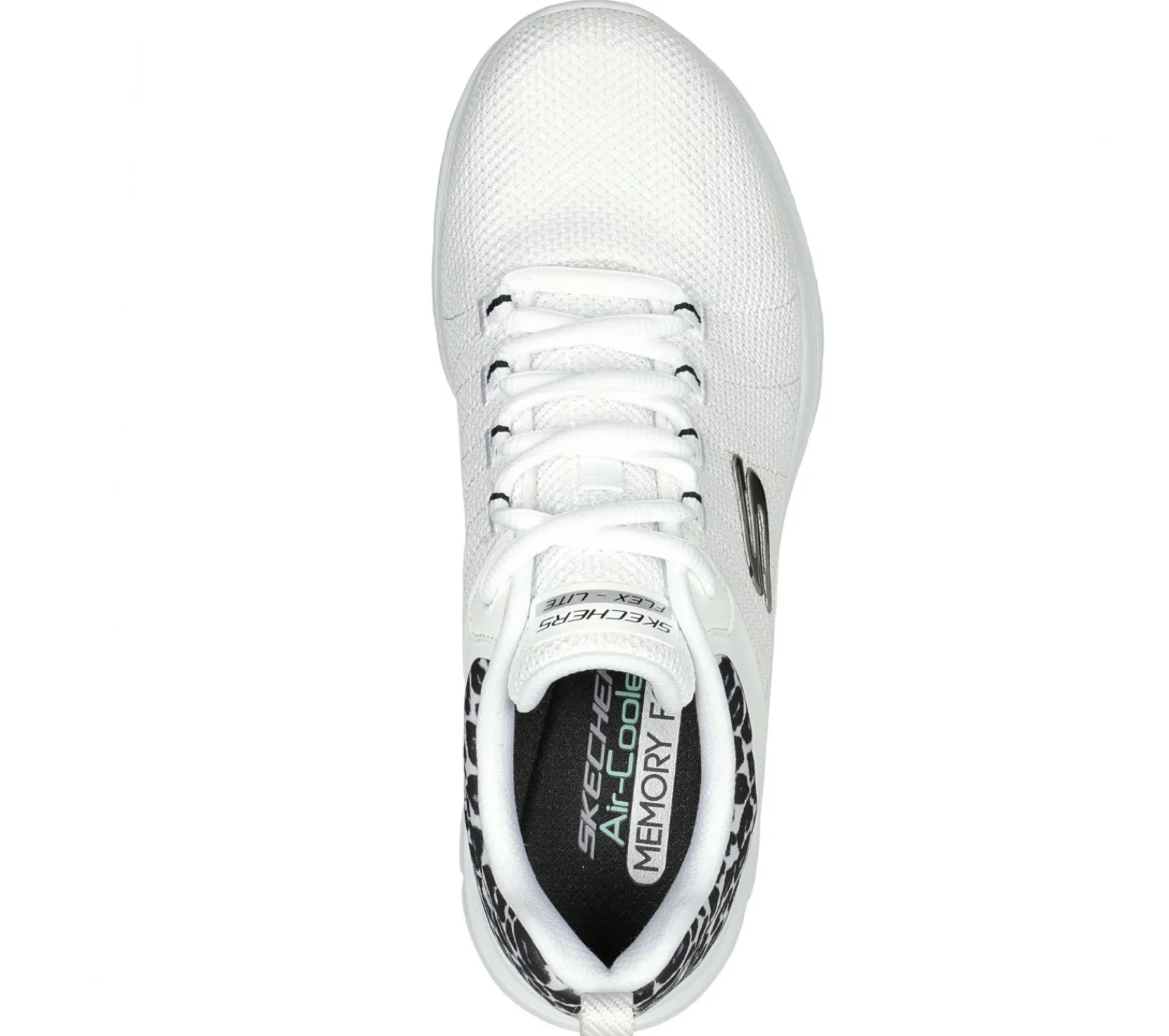 Com Atacadores|Sapatilhas-SKECHERS Flex Advantage 4.0 - Wild Ballad BRANCO / LEOPARDO