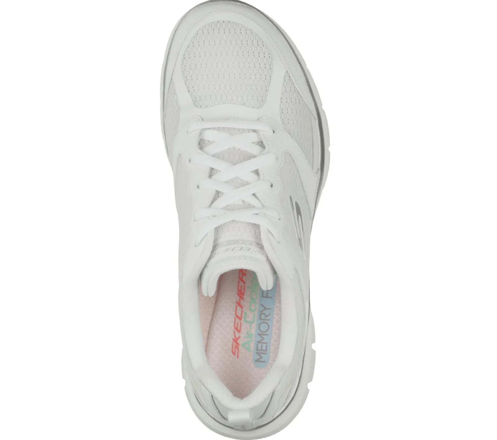 Com Atacadores|Sapatilhas-SKECHERS Flex Appeal 4.0 - Active Flow BRANCO