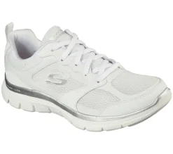 Com Atacadores|Sapatilhas-SKECHERS Flex Appeal 4.0 - Active Flow BRANCO