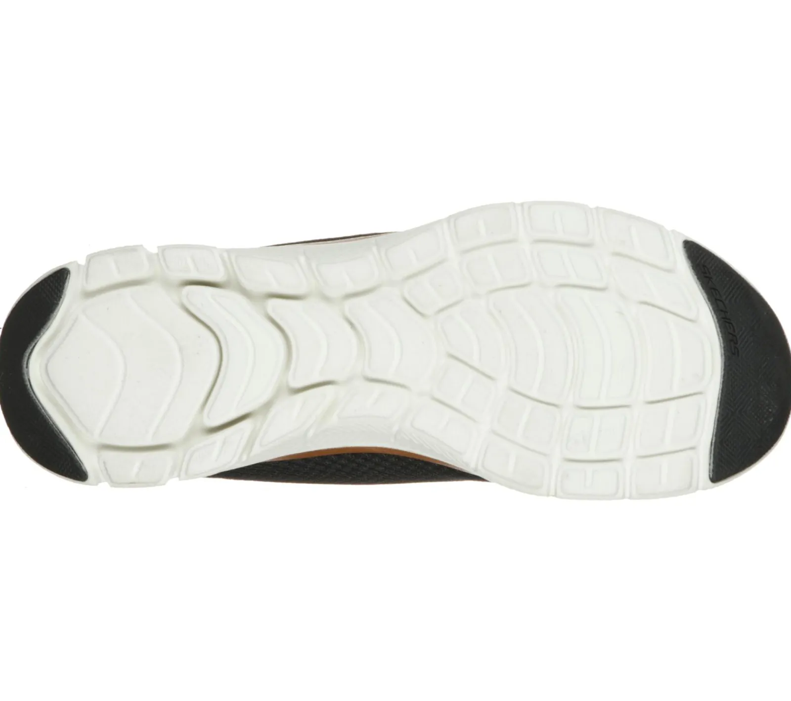 Com Atacadores|Sapatilhas-SKECHERS Flex Appeal 4.0 - Brilliant View PRETO / DOURADO ROSA