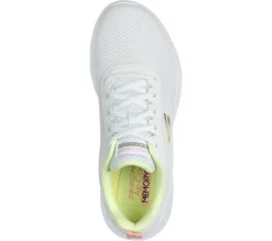 Com Atacadores|Sapatilhas Casuais-SKECHERS Flex Appeal 5.0 - New Thrive BRANCO / MULTICOR