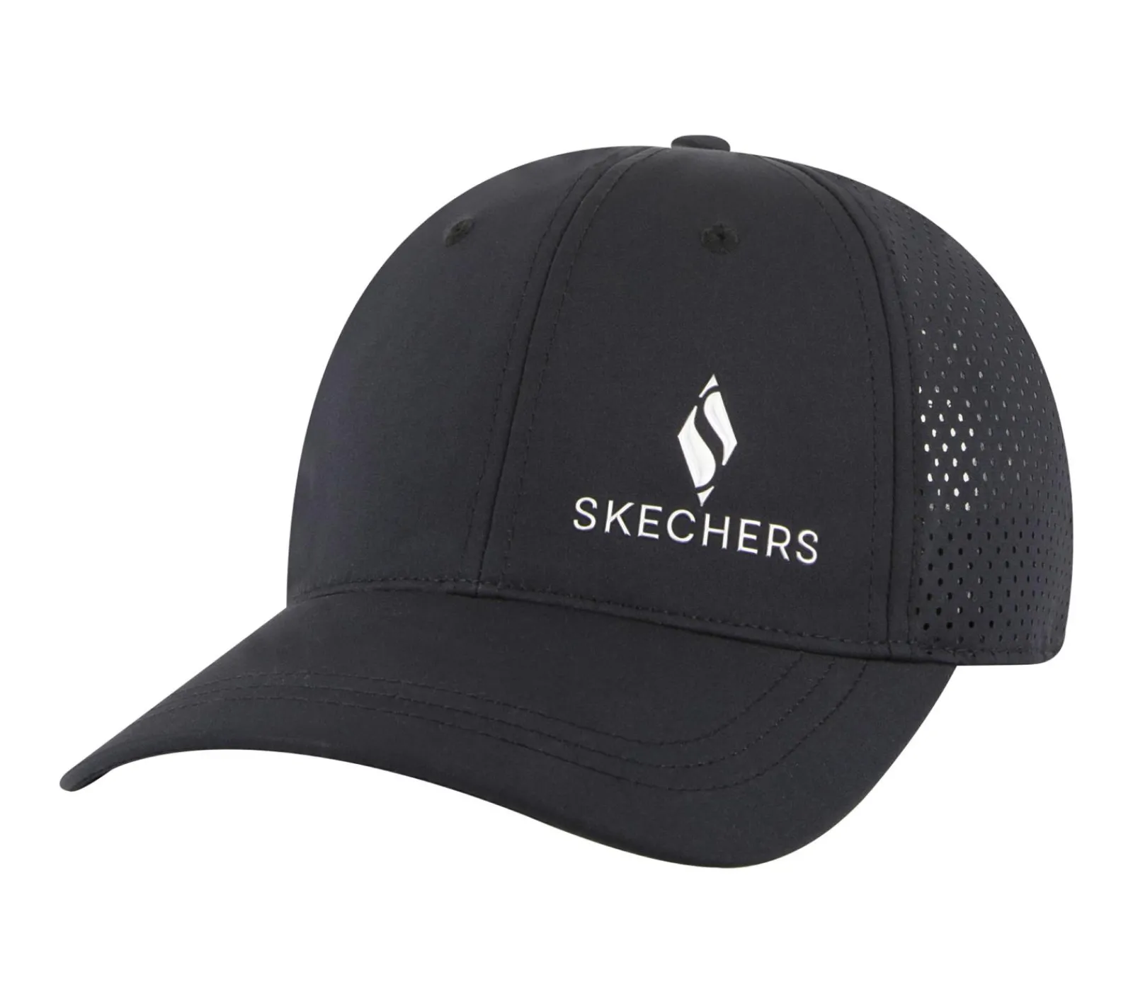 Acessórios-SKECHERS Foil Diamond S Baseball Hat PRETO