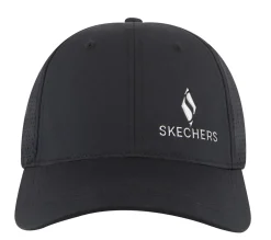 Acessórios-SKECHERS Foil Diamond S Baseball Hat PRETO