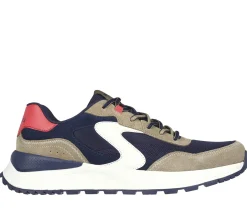 Sapatos Com Atacadores|Sapatilhas Casuais-SKECHERS Fury - Fury Lace Low NAVY / CAMEL