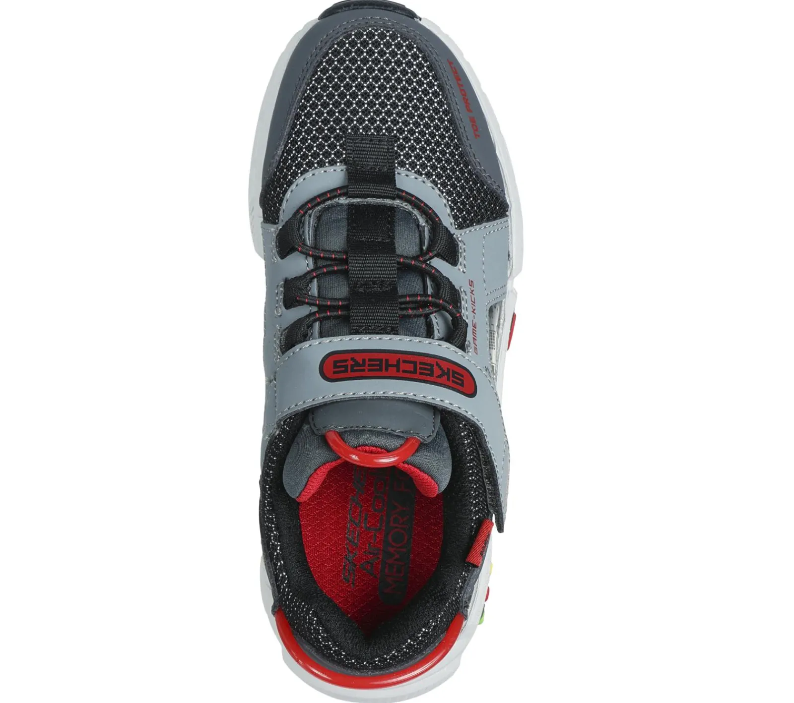 Sapatilhas-SKECHERS Game Kicks: Gametronix CINZENTO / MENTA