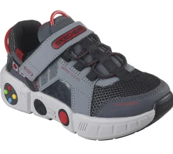 Sapatilhas-SKECHERS Game Kicks: Gametronix CINZENTO / MENTA