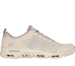 Com Atacadores|Sapatilhas Casuais-SKECHERS Glide-Step Gratify - Lume NATURAL