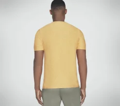 Partes De Cima|Partes De Cima-SKECHERS GO DRI All Day Tee LARANJA / AMARELO