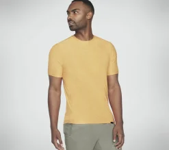 Partes De Cima|Partes De Cima-SKECHERS GO DRI All Day Tee LARANJA / AMARELO