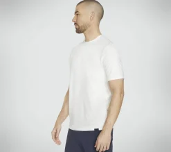Partes De Cima|Partes De Cima-SKECHERS GO DRI All Day Tee BRANCO