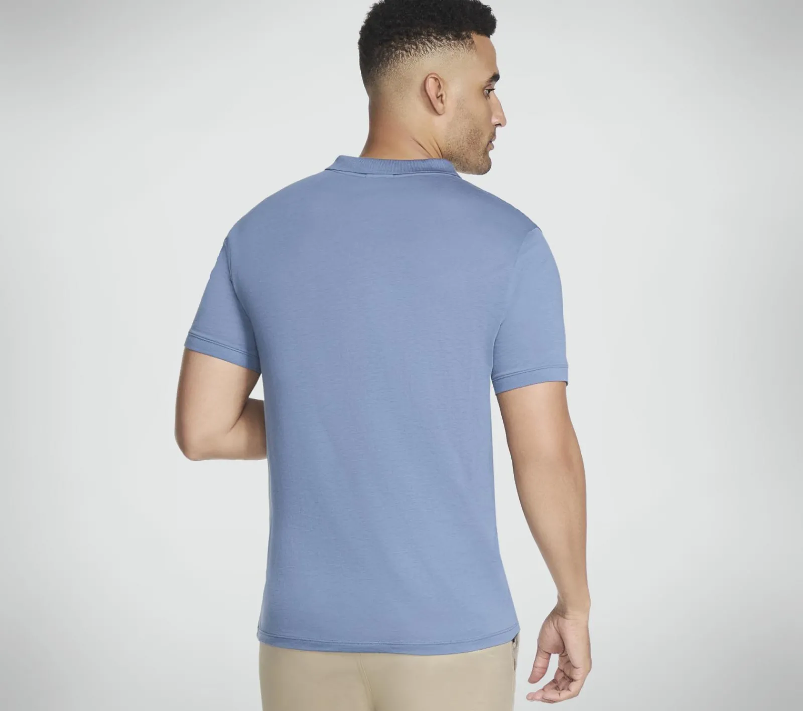 Partes De Cima|Partes De Cima-SKECHERS GO DRI Pima Signature Polo DENIM