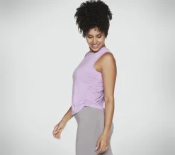 Partes De Cima|Partes De Cima-SKECHERS GO DRI SERENE Tank ROXO / VIOLETA