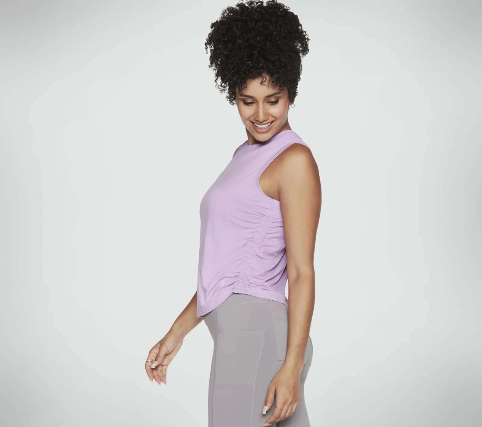 Partes De Cima|Partes De Cima-SKECHERS GO DRI SERENE Tank ROXO / VIOLETA