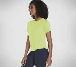 Partes De Cima|Partes De Cima-SKECHERS GO DRI SWIFT Tee NATURAL / LIMA