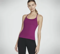 Partes De Cima|Partes De Cima-SKECHERS GO FLEX Crossback Shelf Bra Cami MAGENTA