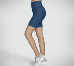 Calças|Partes De Baixo-SKECHERS GO FLEX Rib HW 8 Inch Bike Short VERDEAZULADO / NAVY