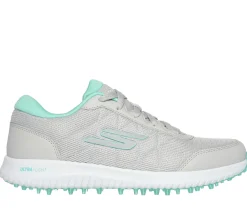 Com Atacadores|Sapatilhas-SKECHERS GO GOLF Max - Fairway 4 CINZENTO / TURQUESA