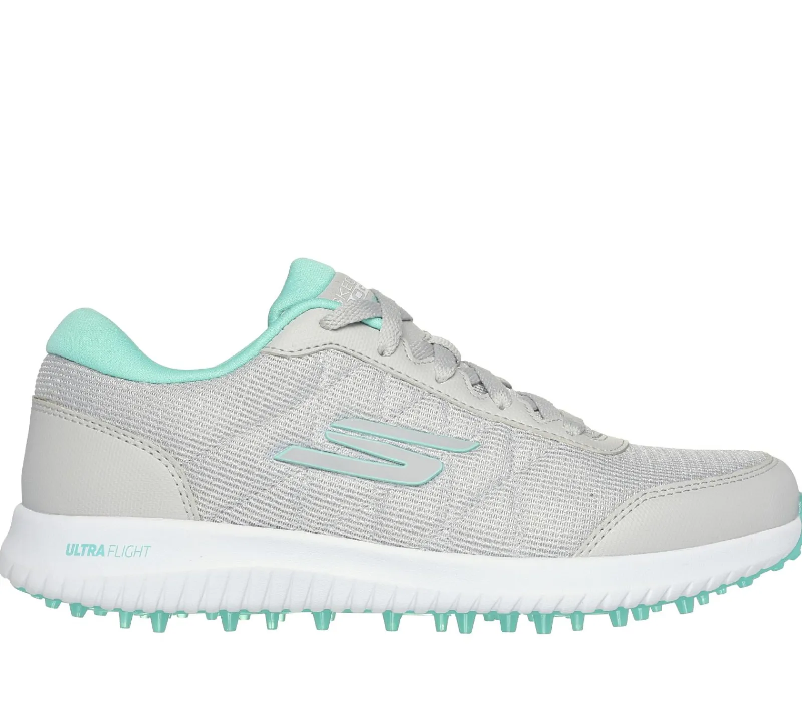 Com Atacadores|Sapatilhas-SKECHERS GO GOLF Max - Fairway 4 CINZENTO / TURQUESA