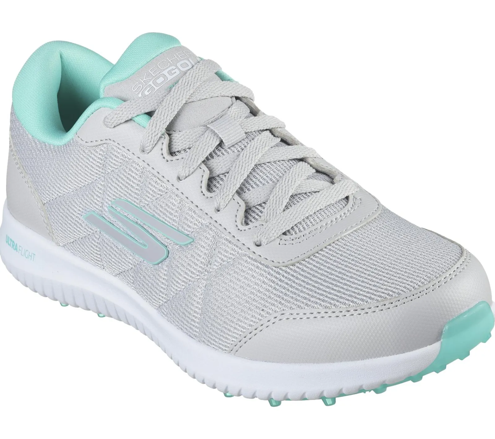 Com Atacadores|Sapatilhas-SKECHERS GO GOLF Max - Fairway 4 CINZENTO / TURQUESA