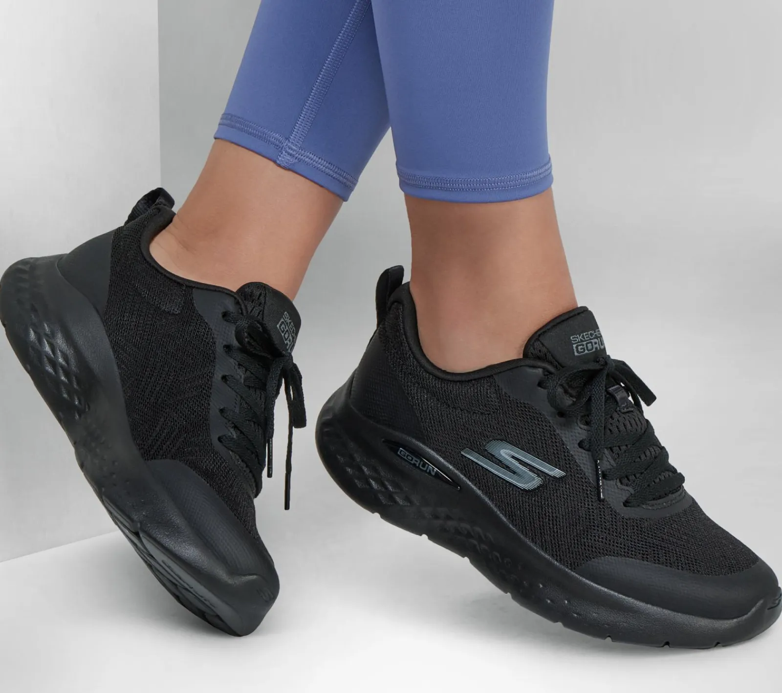 Com Atacadores|Sapatilhas-SKECHERS GO RUN Lite - Inertia PRETO