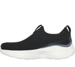 Calçado Sem Atacadores|Sapatilhas Casuais-SKECHERS GO RUN Lite - Aurora Sky PRETO / BRANCO