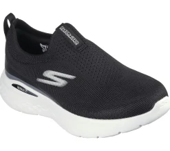 Calçado Sem Atacadores|Sapatilhas Casuais-SKECHERS GO RUN Lite - Aurora Sky PRETO / BRANCO