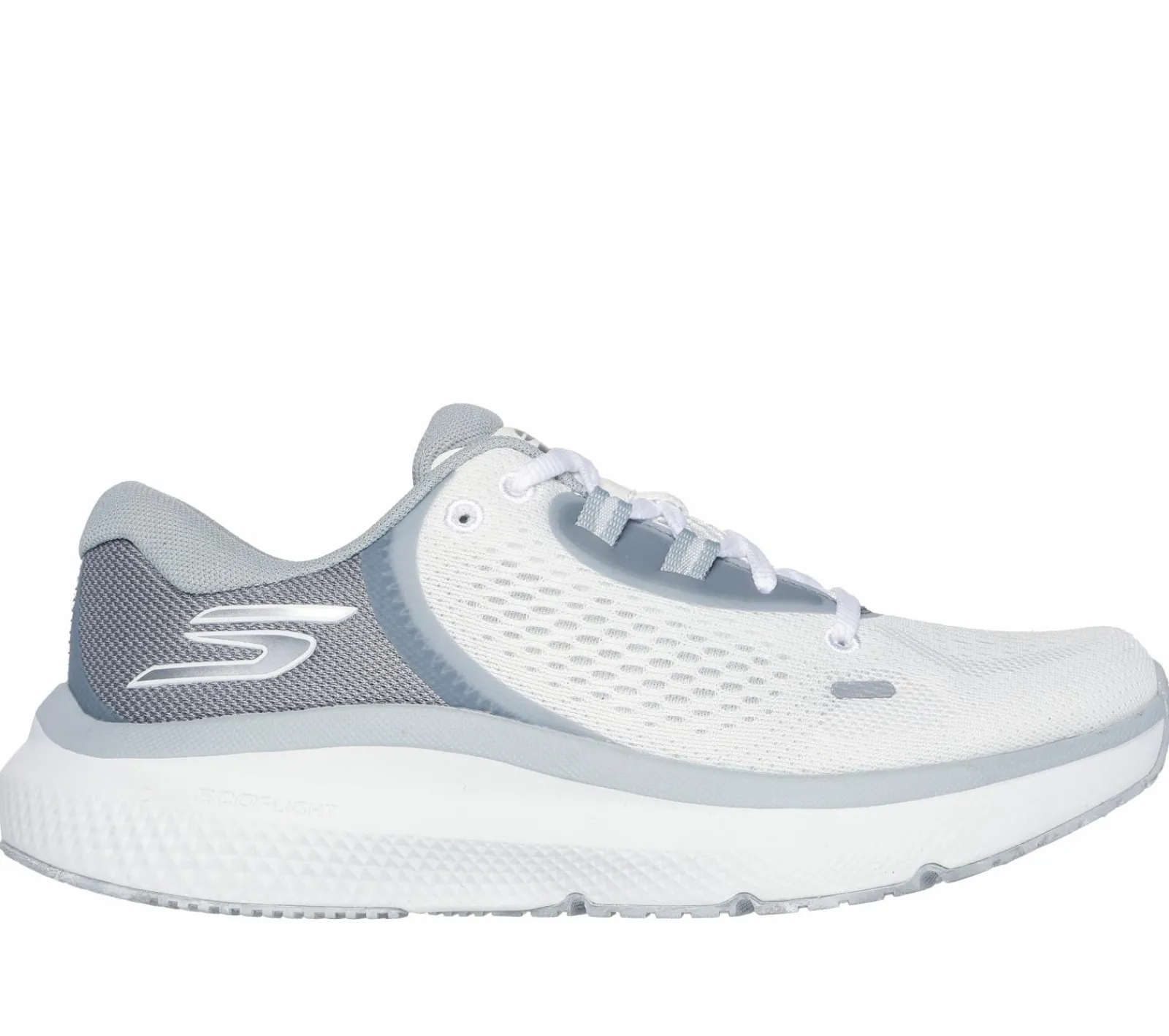 Com Atacadores|Sapatilhas-SKECHERS GO RUN Pure 4 BRANCO / CINZENTO
