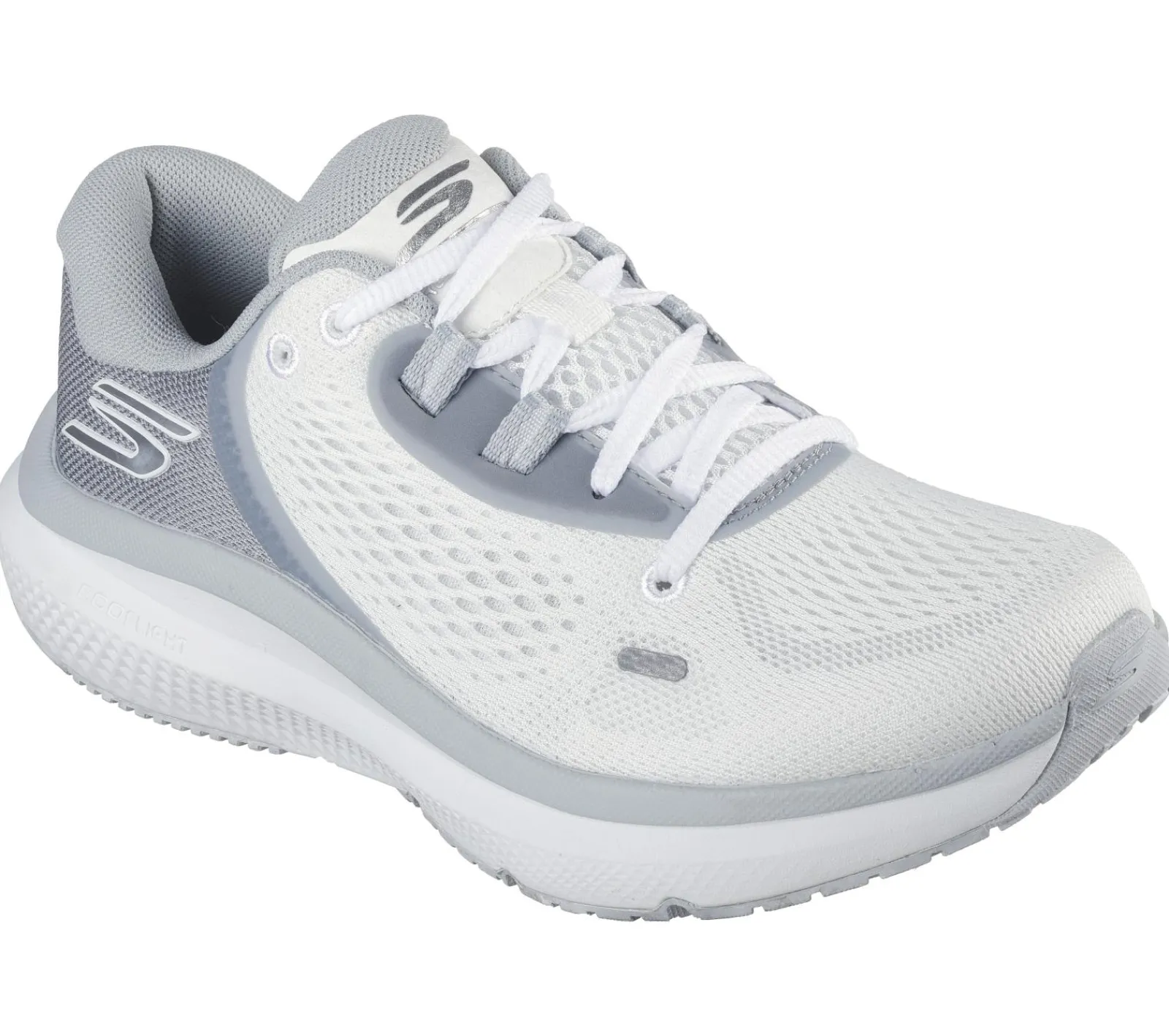 Com Atacadores|Sapatilhas-SKECHERS GO RUN Pure 4 BRANCO / CINZENTO