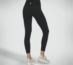 Calças|Partes De Baixo-SKECHERS GO SCULPT Scalloped HW Legging PRETO