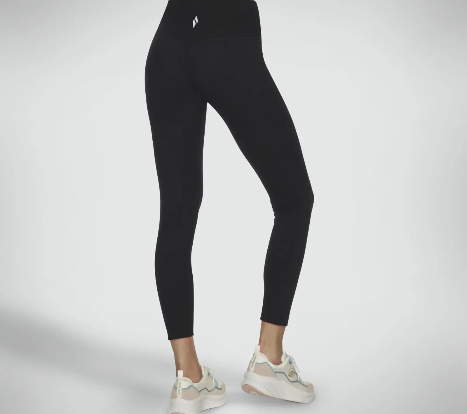Calças|Partes De Baixo-SKECHERS GO SCULPT Scalloped HW Legging PRETO