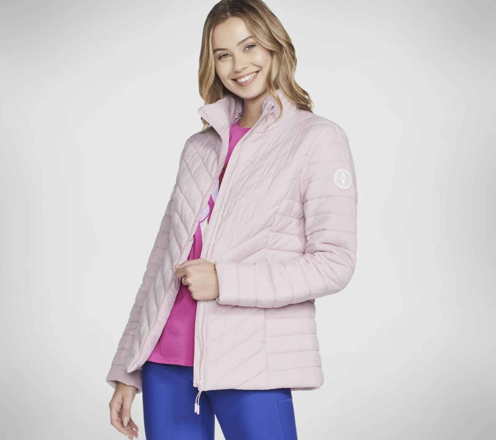 Partes De Cima|Partes De Cima-SKECHERS GO SHIELD Everyday Jacket ROSA / LAVANDA