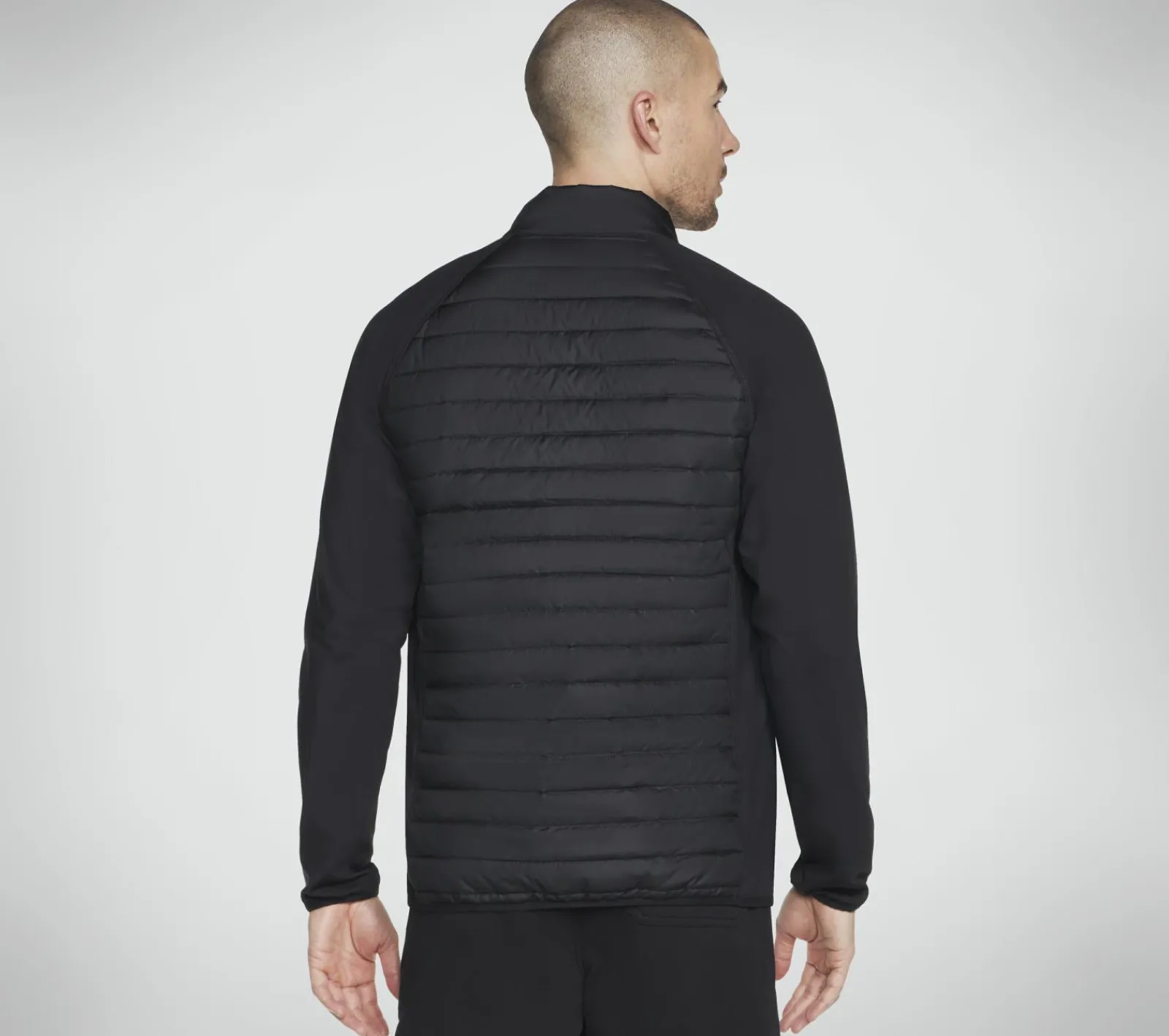 Partes De Cima|Partes De Cima-SKECHERS GO SHIELD Hybrid Jacket PRETO