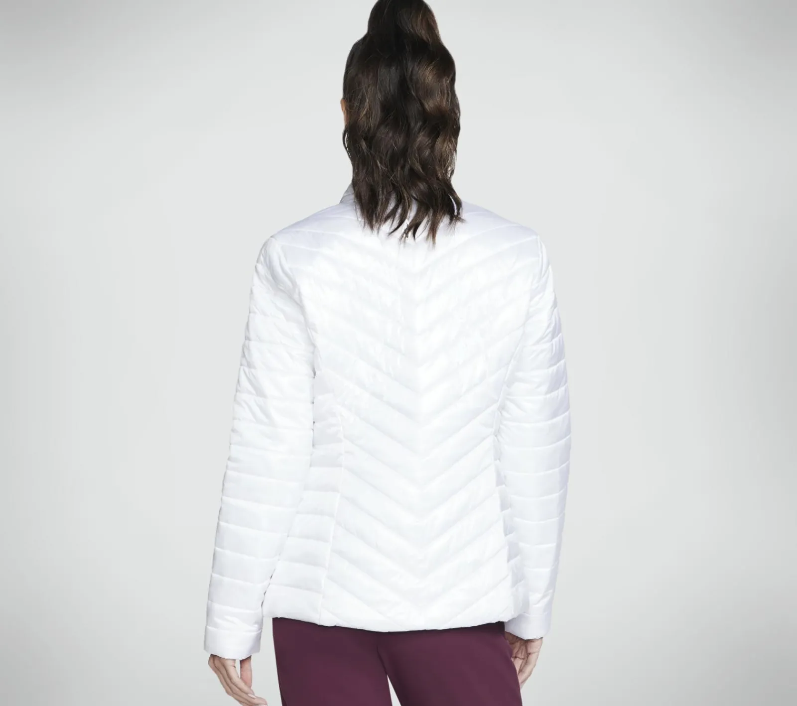 Partes De Cima|Partes De Cima-SKECHERS GO SHIELD Shine Jacket BRANCO